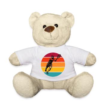Idée cadeau pour un tennis avec tennis - Nounours - blanc - Devant