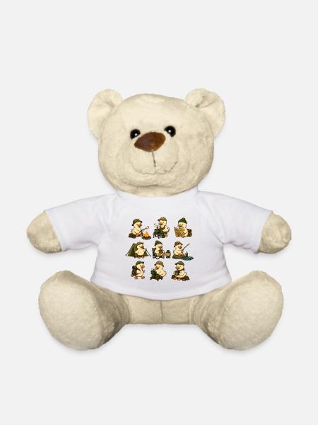 Camping Enten Abenteuer – Süße Outdoor Enten - Teddy - Weiß