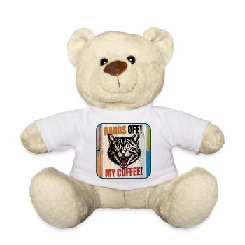 Mon café – Chatte en colère - Nounours - blanc - Devant