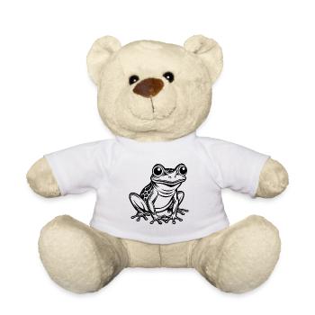 Grenouille mignonne - Nounours - blanc - Devant