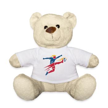 Epic Soccer Player Graphic 2026 Sports Tournament - Teddy Bear - white - Front