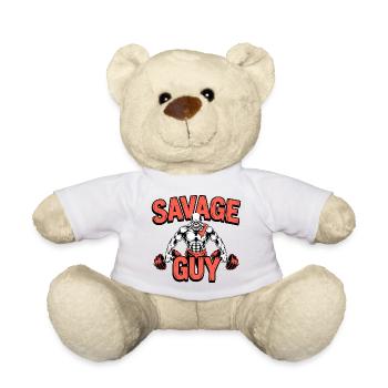 Hardcore Fitness - Nounours - blanc - Devant