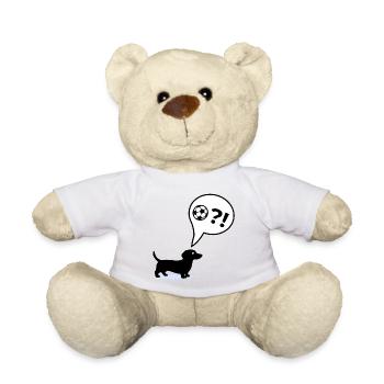 Football des Teckels - Nounours - blanc - Devant