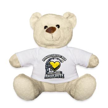 Niemand versteht mich: Angelrute - Teddy - Weiß - Vorne