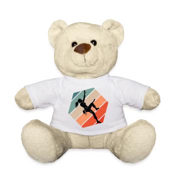 Die Bergsportlerinnen und Climbing passen zusammen - Teddy - Weiß - Vorne