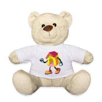 Aufblasbares Haus - Teddy - Weiß - Vorne