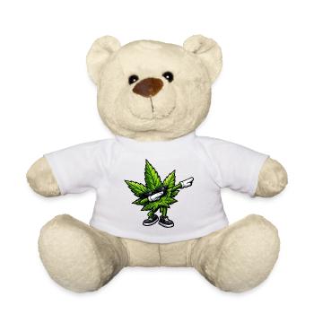 Tamponnement du cannabis - Nounours - blanc - Devant