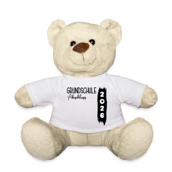 Grundschule Abschluss 2026 - Teddy - Weiß - Vorne