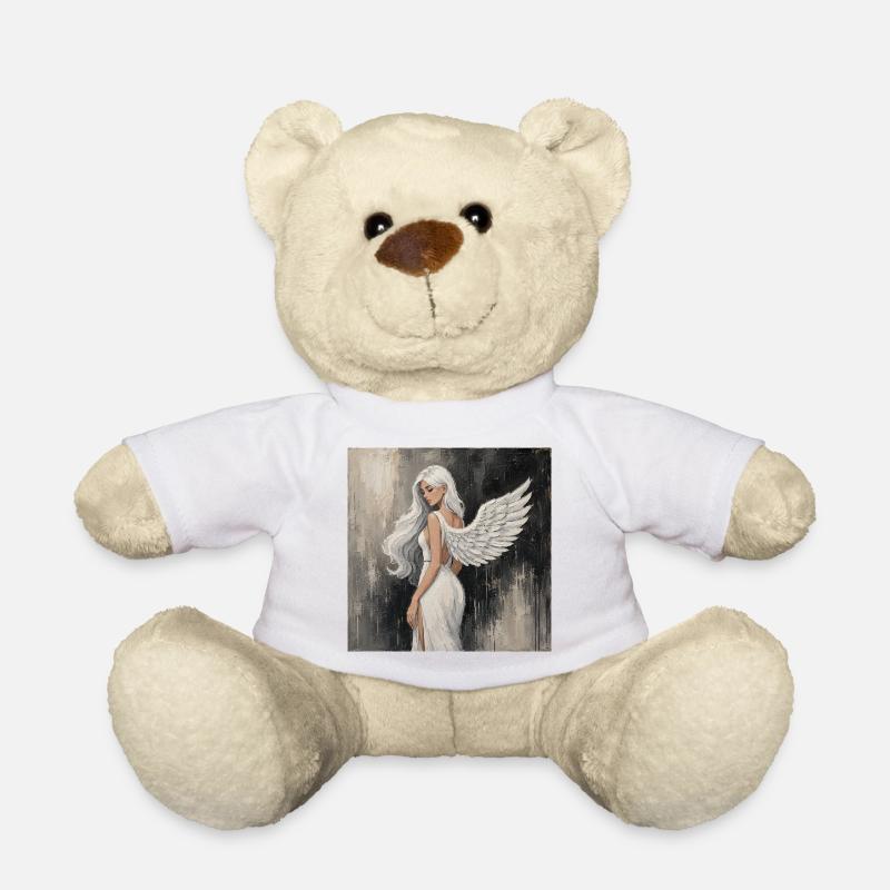 Himmelsengel in Weiß - Teddy - Weiß