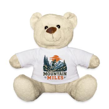 Trail Running - Mountain Miles - Teddy Bear - white - Front