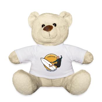 Lower Trestles San Clemente California Retro Surf - Teddy Bear - white - Front