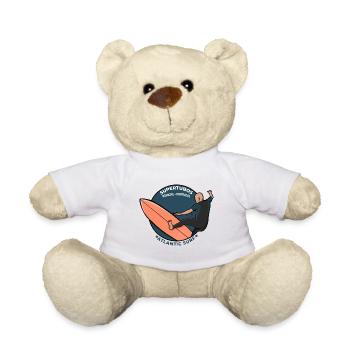 Supertubos Peniche Portugal Atlantic Surf Retro - Teddy - Weiß - Vorne