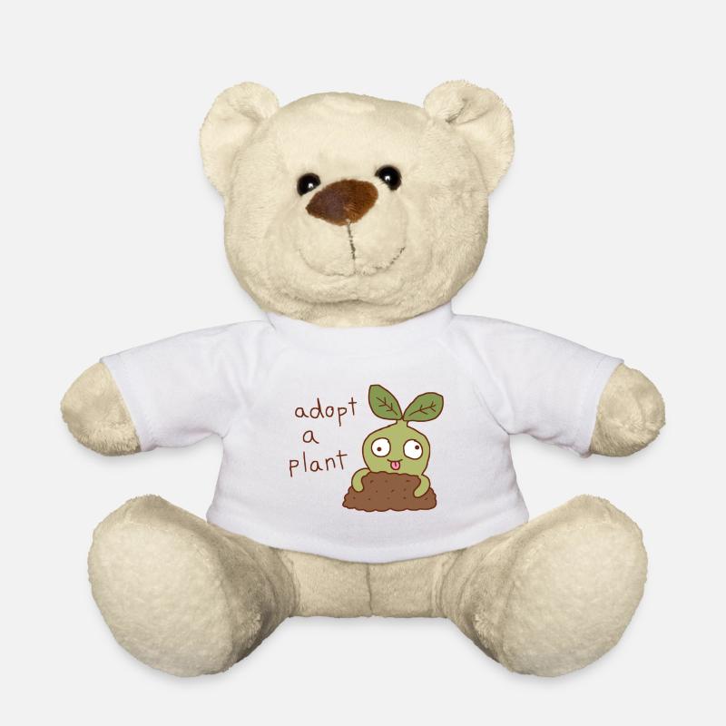 Adopt a Plant Cute Seedling - Teddy Bear - white
