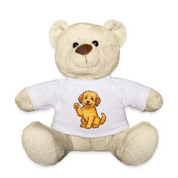 Doodle Goldendoodle - Cuddly Dog Puppy - Teddy Bear - white - Front