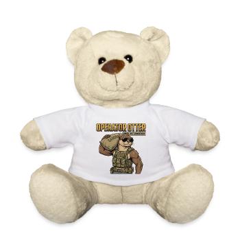 Operator Otter - Teddy Bear - white - Front