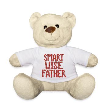Smart wise father - Teddy Bear - white - Front