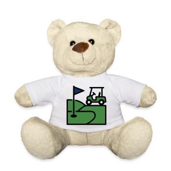 Golf Golf Kart Club Club Golf Golfeur Excursion masculine - Nounours - blanc - Devant