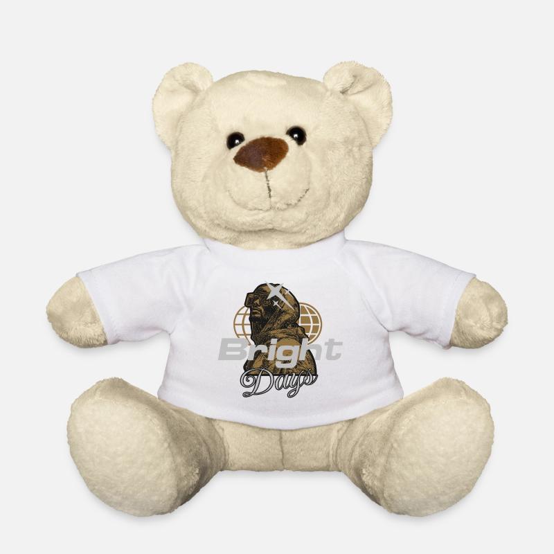 Bright Days Globe Magic - Teddy Bear - white