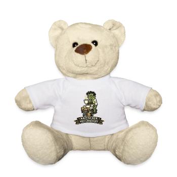 Kritischer Koffeinengel - Teddy - Weiß - Vorne
