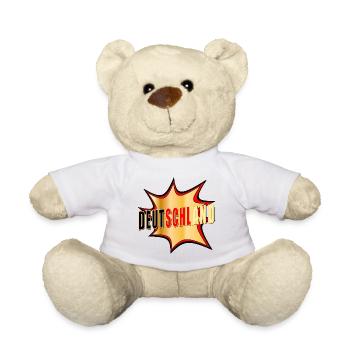 Deutschland Popart - Teddy - Weiß - Vorne