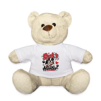 Le chiot chasseur de Boston Terrier Sock - Nounours - blanc - Devant