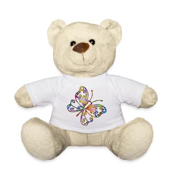Schmetterling - Teddy - Weiß - Vorne