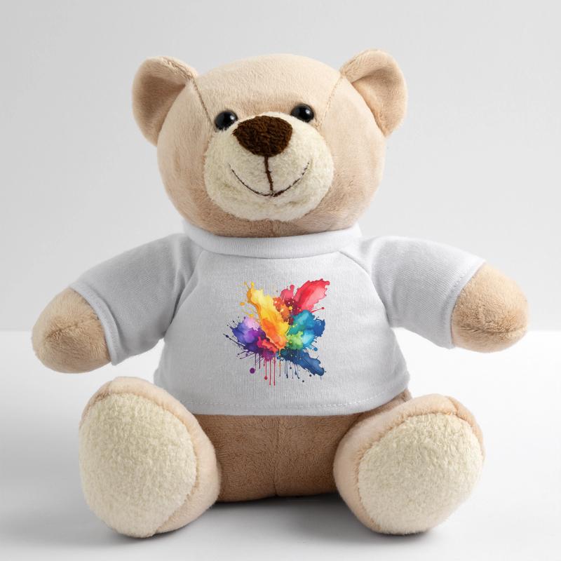 Farbspritzer Explosion Teddy