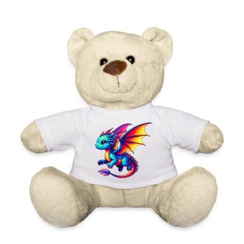 Drache - Teddy - Weiß - Vorne