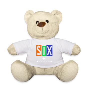 SIX Seven Straßentypografie - Teddy - Weiß - Vorne