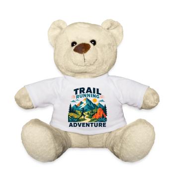 Aventure de course en sentier - Nounours - blanc - Devant
