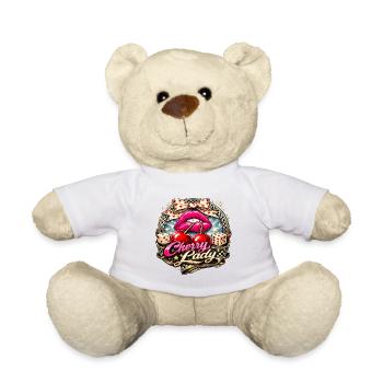 Lèvres de Dame Cerise - Nounours - blanc - Devant
