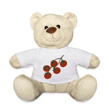 Tomato Cluster on Vine Design - Teddy Bear - white - Front