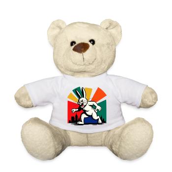 Böser Riesenhase - Teddy - Weiß - Vorne