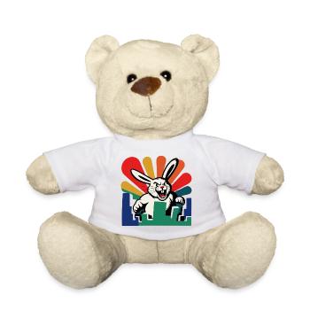 Monster Hase - Teddy - Weiß - Vorne