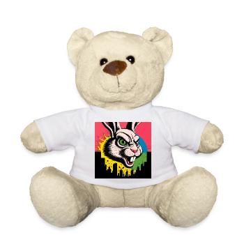 Monster Hase - Teddy - Weiß - Vorne