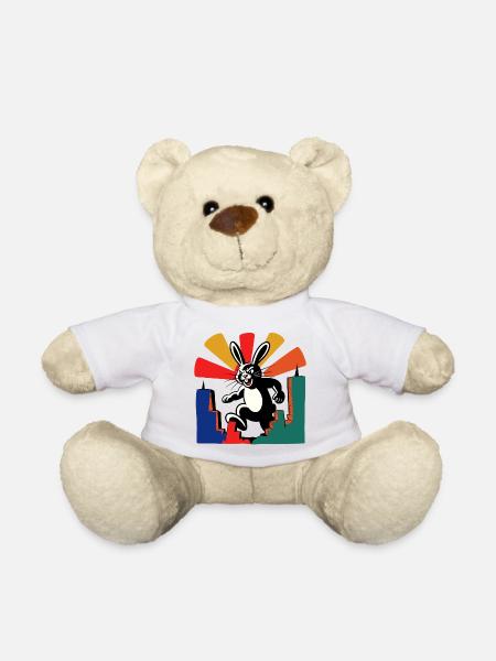 Böser Riesenhase - Teddy - Weiß