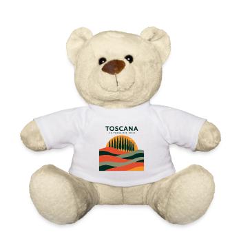 Toscana Sonnenhügel Landschaft - Teddy - Weiß - Vorne