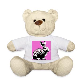 rabbit - Teddy Bear - white - Front