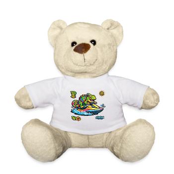Ruée couleur jais Chama - Nounours - blanc - Devant
