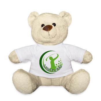 Limitless Golfer Swing Silhouette - Teddy Bear - white - Front