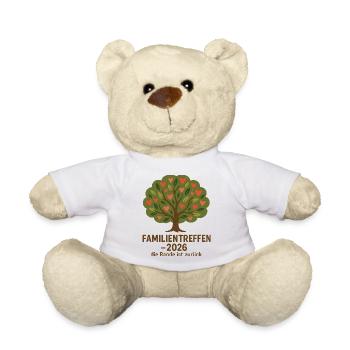 Familien Treffen 2026 Baumherzen - Teddy - Weiß - Vorne