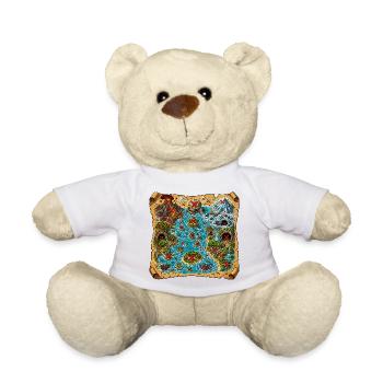 Enchanted Pirate Map with X-Markers - Teddy Bear - white - Front