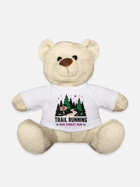 Trailrunning – Run Forest Run - Teddy - Weiß