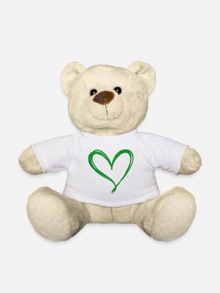 Herz - Teddy - Weiß