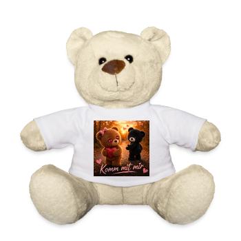 Komm mit mir – Süße Teddybären - Teddy - Weiß - Vorne
