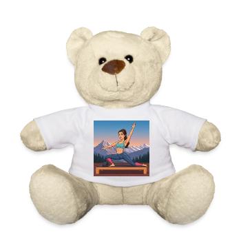 Collection de dessins animés GIDAGI Fitness - Nounours - blanc - Devant