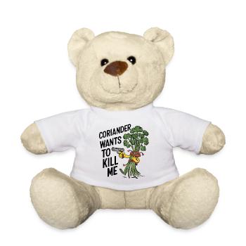 Ich hasse Koriander – Koriander will mich umbringen - Teddy - Weiß - Vorne