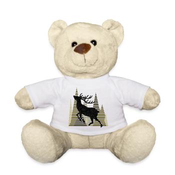 Hirsch - Teddy - Weiß - Vorne