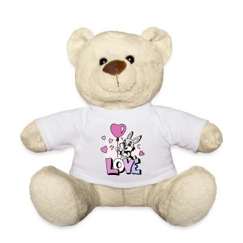 Love-Haeschen - Teddy - Weiß - Vorne