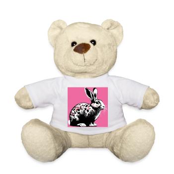 rabbit - Teddy Bear - white - Front